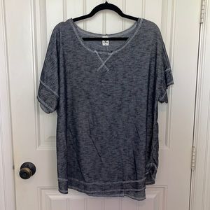 Sew in Love raw edge top. NWOT